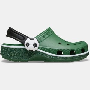 Crocs Kids Classic Clog in Soccer Turf Green