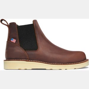 Danner Men's Bull Run 6" Chelsea Steel Toe Work Boots