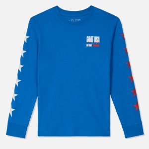GOAT USA Youth Football Bowl Long Sleeve T-Shirt