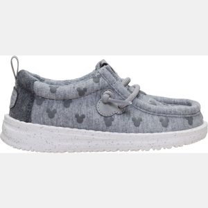 Hey Dude Toddler Wally Mickey Stretch Jersey Shoes