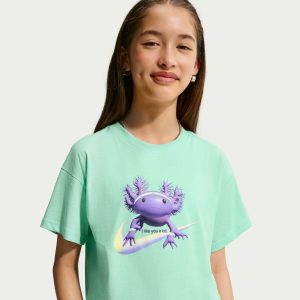 Nike Girls' Sportswear Axolotl Boxy Graphic Tee