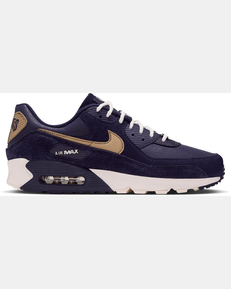Nike Men's Air Max 90 Minnesota Vikings 'NFL Rivalries' Shoes - Image 2