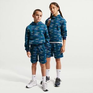 Nike Kids' Sportswear Club Fleece French Terry Printed Short