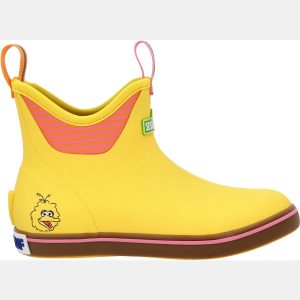 XtraTuf Womens Sesame Street Big Bird Ankle Deck Boots