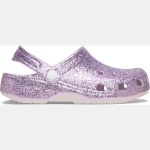 Crocs Kids' Classic Glitter Clogs
