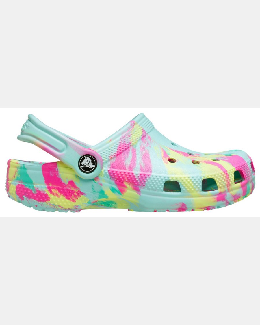 Crocs Kids' Classic Marbled Clogs - Image 7