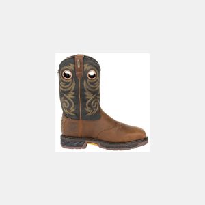 Georgia Boot Men's Carbo-Tec LT Steel Toe Waterproof Pull On Work Boot