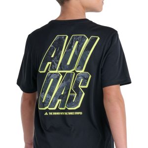 adidas Boys' Rock Camo Lineage Graphic Tee
