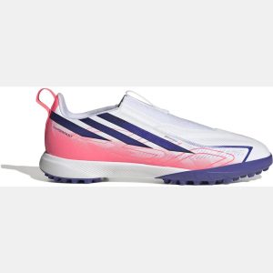 adidas Kids' F50 Hyperfast League Laceless Turf Soccer Cleats