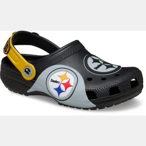 Crocs Kids' NFL Pittsburgh Steelers Classic Clogs