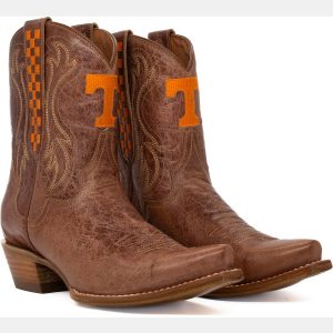 Gameday Boots Women's Tennessee Volunteers Tan Sarah Shorty 8"Western Boots