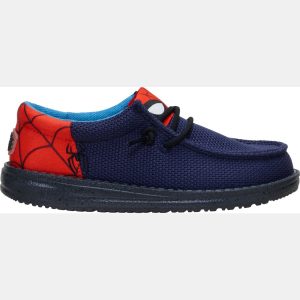 Hey Dude Kids' Wally Funk Spiderman Shoes
