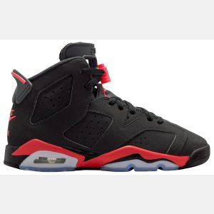 Air Jordan Kids' Grade School 6 Retro 'Infrared Salesman' Basketball Shoes