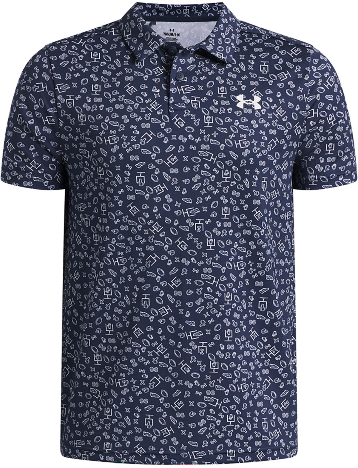 Under Armour Boys' Matchplay Printed Golf Polo - Image 8