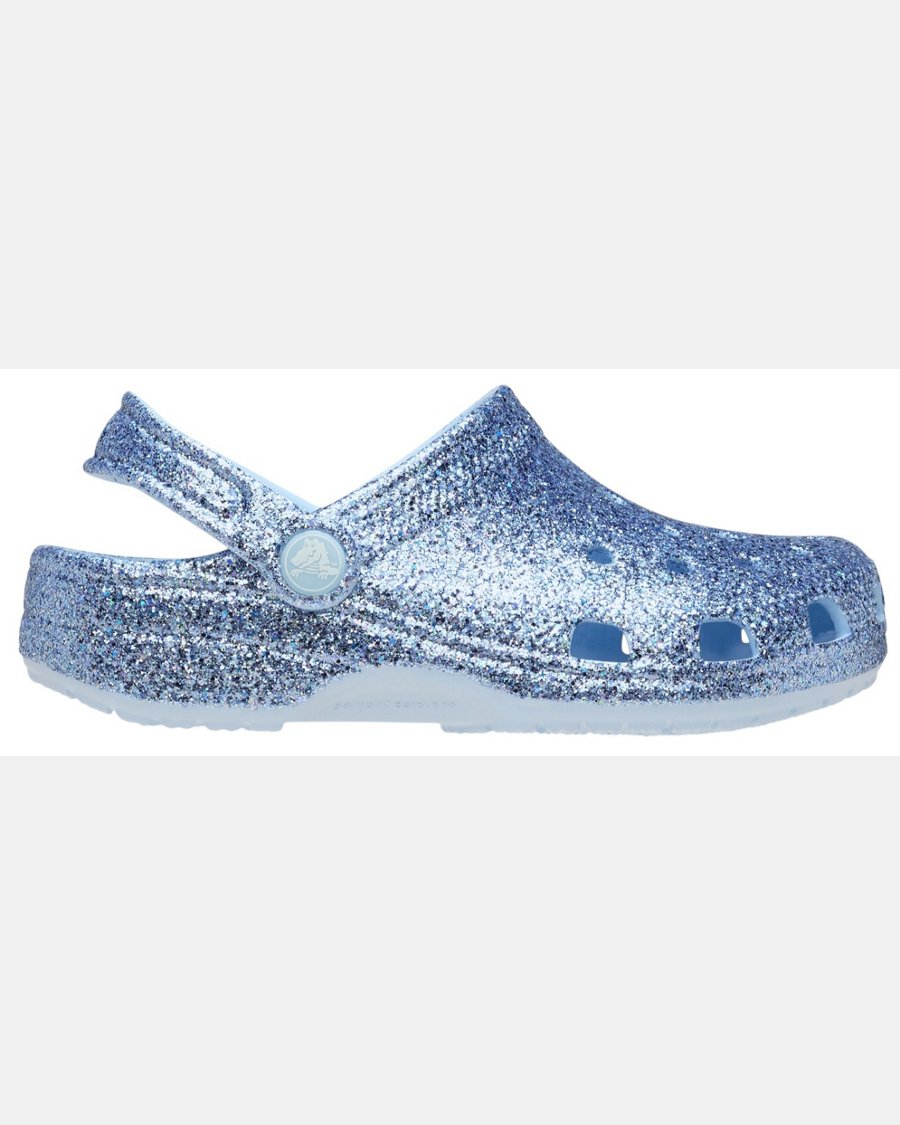 Crocs Kids' Classic Glitter Clogs - Image 2