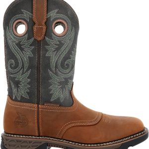 Georgia Boots Men's 11" Carbo-Tec FLX Waterproof Pull-On Work Boots