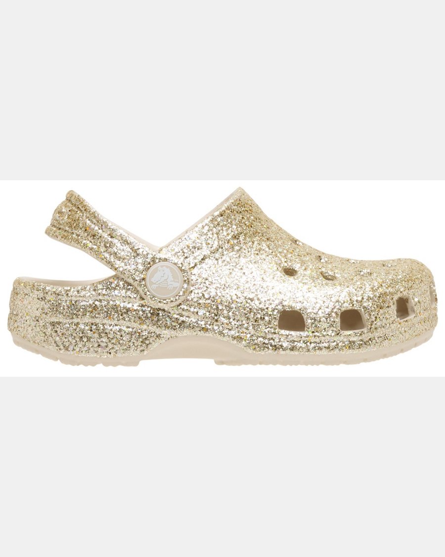Crocs Toddler Iridescent Glitter Clogs - Image 2