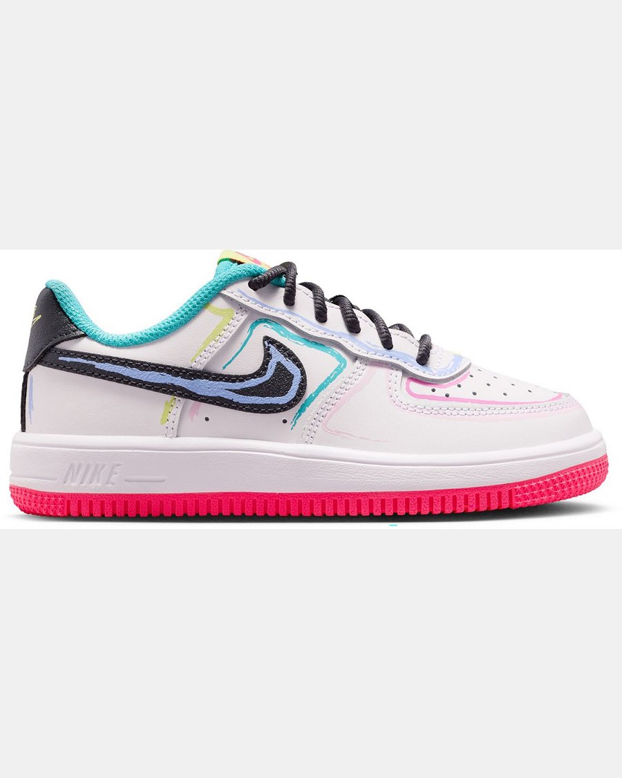 Nike Kids' Preschool Air Force 1 Low Easy On Shoes - Image 3