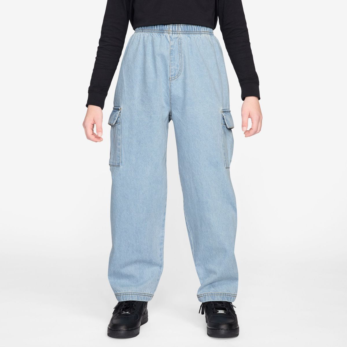 Nike Kids' Sportswear Denim Cargo Pants - Image 8