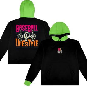 Baseball Lifestyle 101 Boys' Skeleton Hoodie