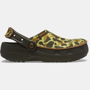 Crocs Kids' Classic Crafted Camo Clogs