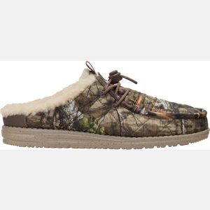 Hey Dude Men's Mossy Oak Country Roots Wally Camp Slip Shoes