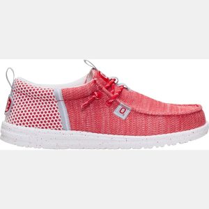 Hey Dude Men's Wally Stretch Sox Ohio State Buckeyes Shoes