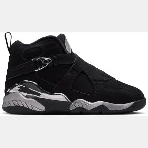 Air Jordan Kids' Preschool 8 Retro 'Chrome' Basketball Shoes