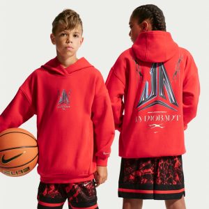 Nike Kids' Ja Morant Club Fleece Oversized Hoodie