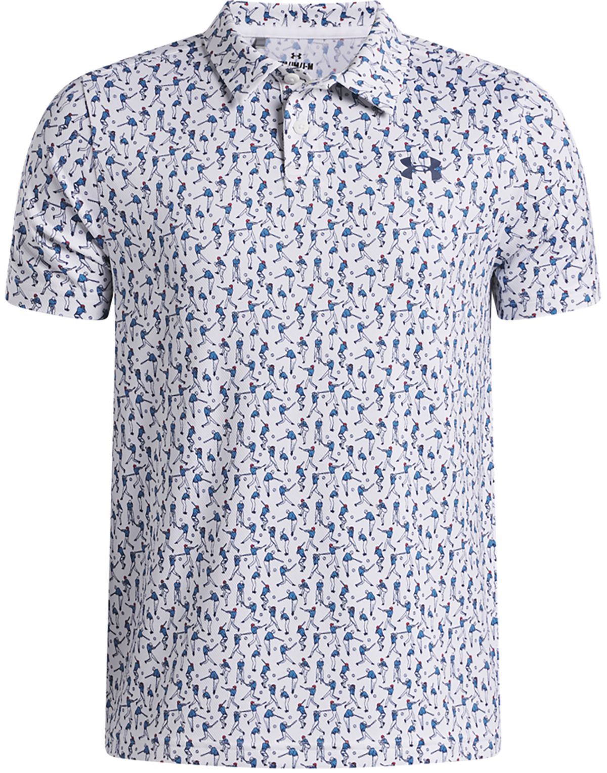 Under Armour Boys' Matchplay Printed Golf Polo - Image 9