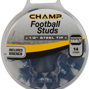 Champ Steel Tip Football Stud 1/2" Spikes - 14 Pack