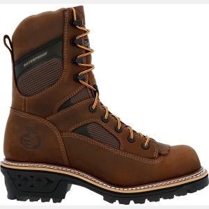 Georgia Boots Men's LTX 9" Logger Waterproof Composite Toe Work Boots