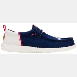 Hey Dude Men's Wally Funk MLB Braves Shoes