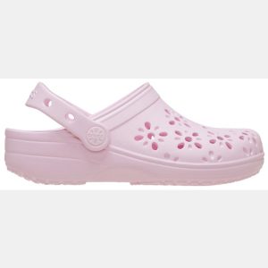 Crocs Kids Classic Floral Cut Out Clog
