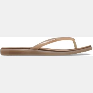 Crocs Miami Jelly Round Toe Flip Sandals