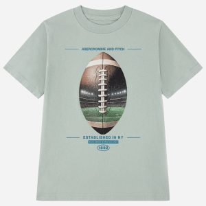 abercrombie kids football fill graphic tee