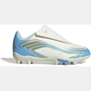 adidas Kids' F50 Messi Club Velcro FG/MG Soccer Cleats