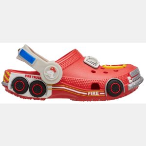 Crocs Toddler Classic IAM Firetruck Light Up Clogs